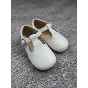 Panache Kids Unisex White Mary Janes Sz 7US/23EU